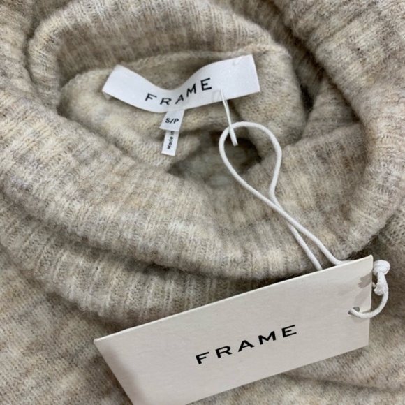 FRAME Swingy Rib Turtleneck Sweater - Picture 8 of 9